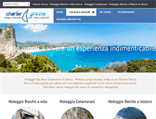 Tablet Screenshot of charter-greece.net